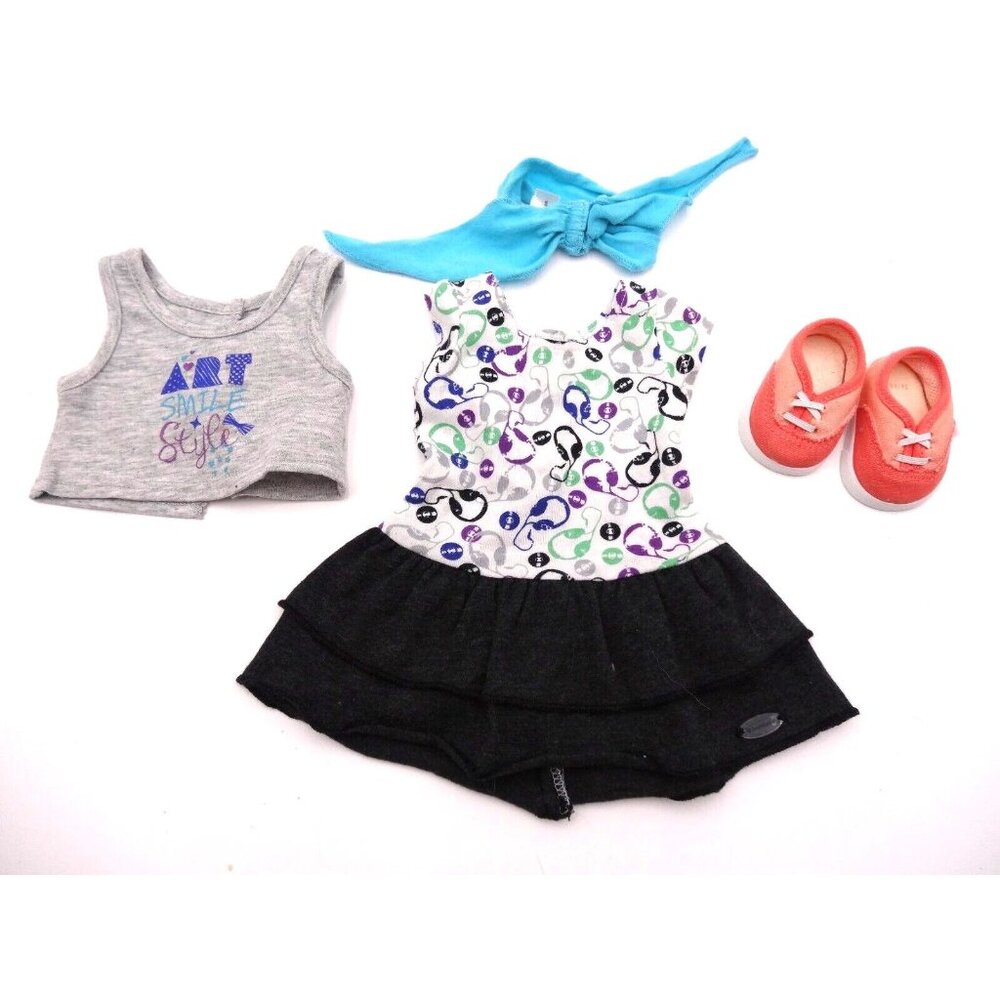 American Girl Z YANG Z's Sightseeing 18" Doll Outfit Dress Top Scarf Shoes